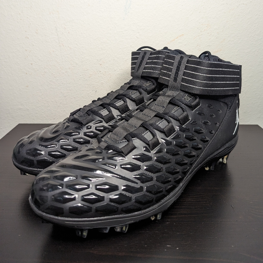Nike Mens Sizes Jordan Force Savage Pro 2 Football Cleats Black Lineman